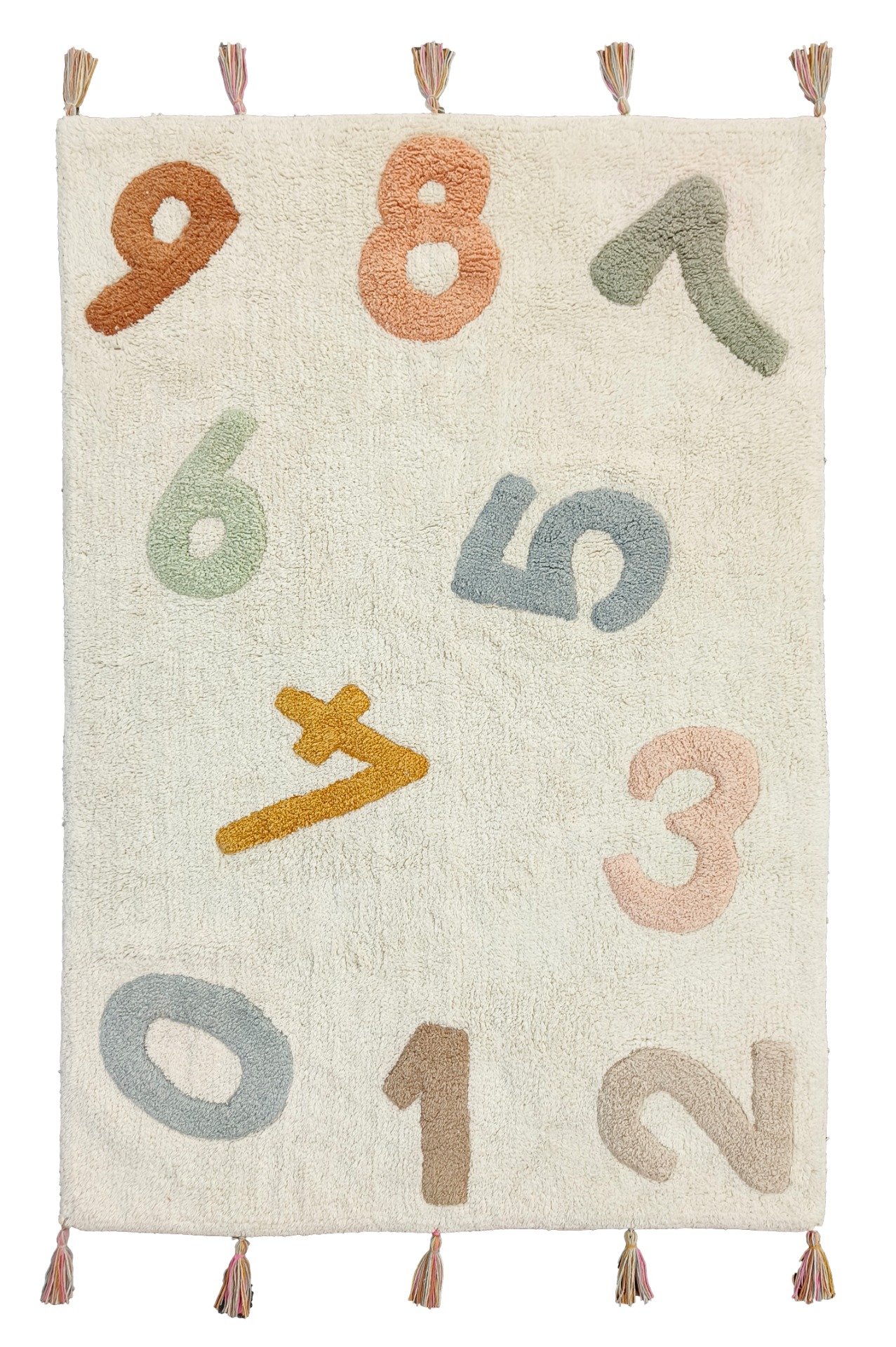 Children’s Room Rug with Numbers (80×120 cm) :: Mats & Joy